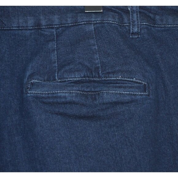 Eloquii Women's Dark Wash Denim Wide Leg Blue Jeans Size 22L High Rise Casual - Picture 5 of 8